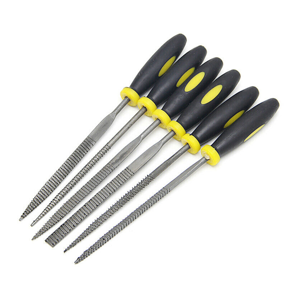 Woodworking Files And Rasps - 6 Pc 140mm Mini Metal Rasp