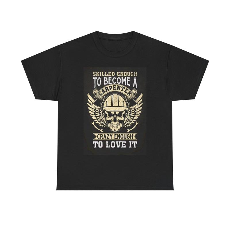 Woodworking Blueprint - Carpenter T Shirt Blue Collar Work