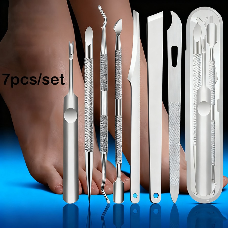 Router Plane Hand - 1/3/7pcs Pedicure Knife Set: Stainless Steel