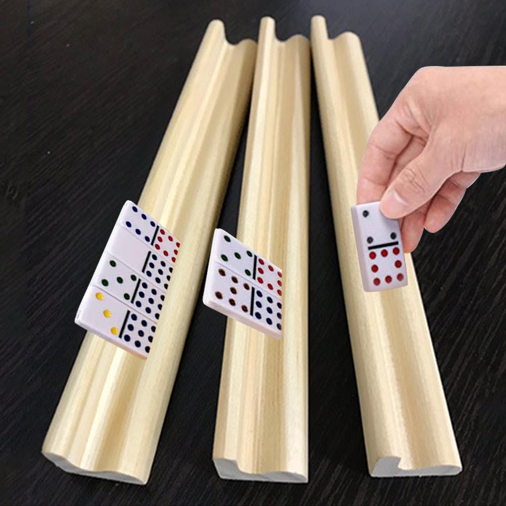 Woodworking Domino - 4 Domino Trays Wooden Domino Racks
