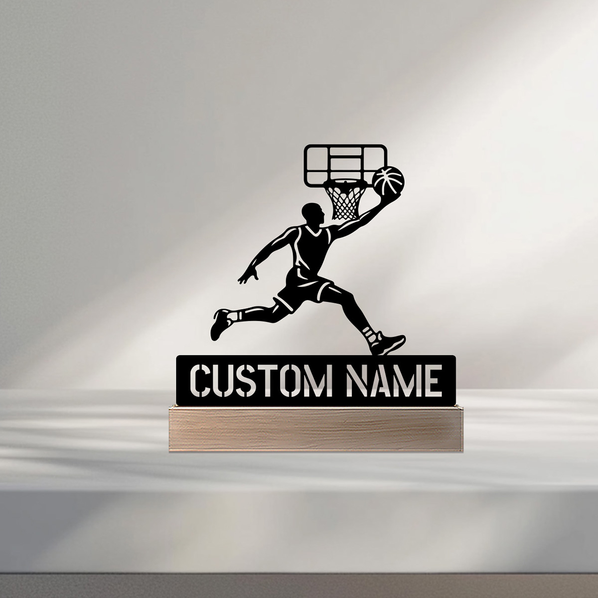 Woodworking Crafts - 1pc Simple Basketball expert Customized Name