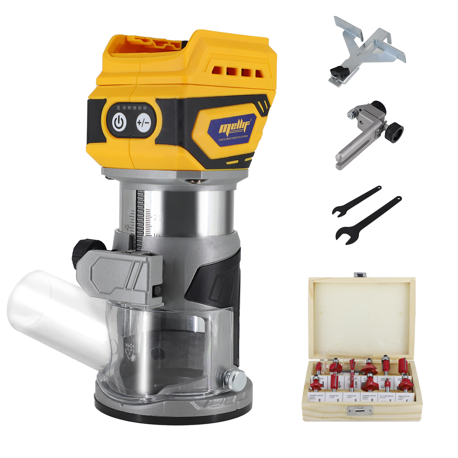 Router Plane Hand - Mellif Cordless Compact Router, Brushless Palm