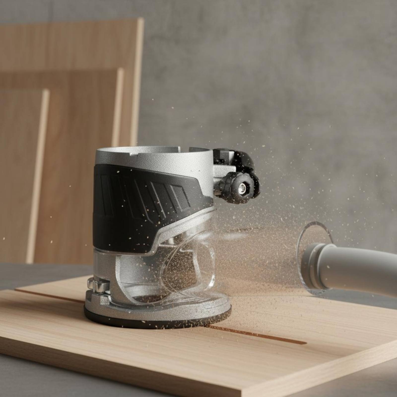 Transparent Router Dust Hood T - Vacuum Woodworking บทวิจารณ์และราคา