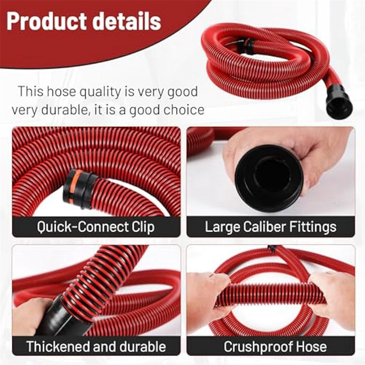A002 Dust Collection Hose Kit  - Vacuum Woodworking บทวิจารณ์และราคา