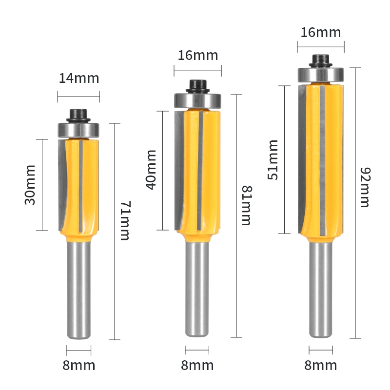 8mm Shank Z4 Flush Trim Router - Woodworking Nc บทวิจารณ์และราคา