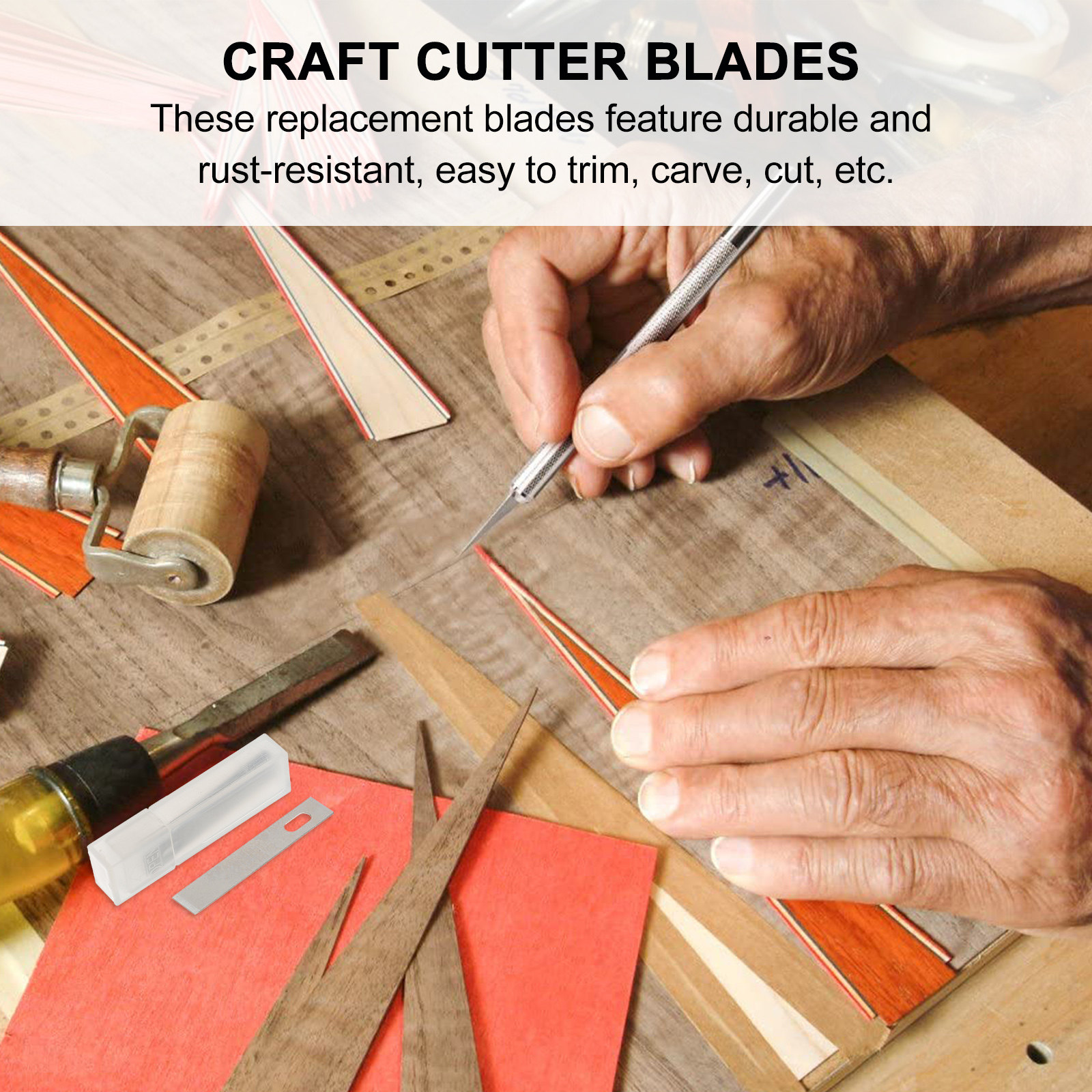 50Pcs Replacement Craft Blades - Woodworking Crafts บทวิจารณ์และราคา