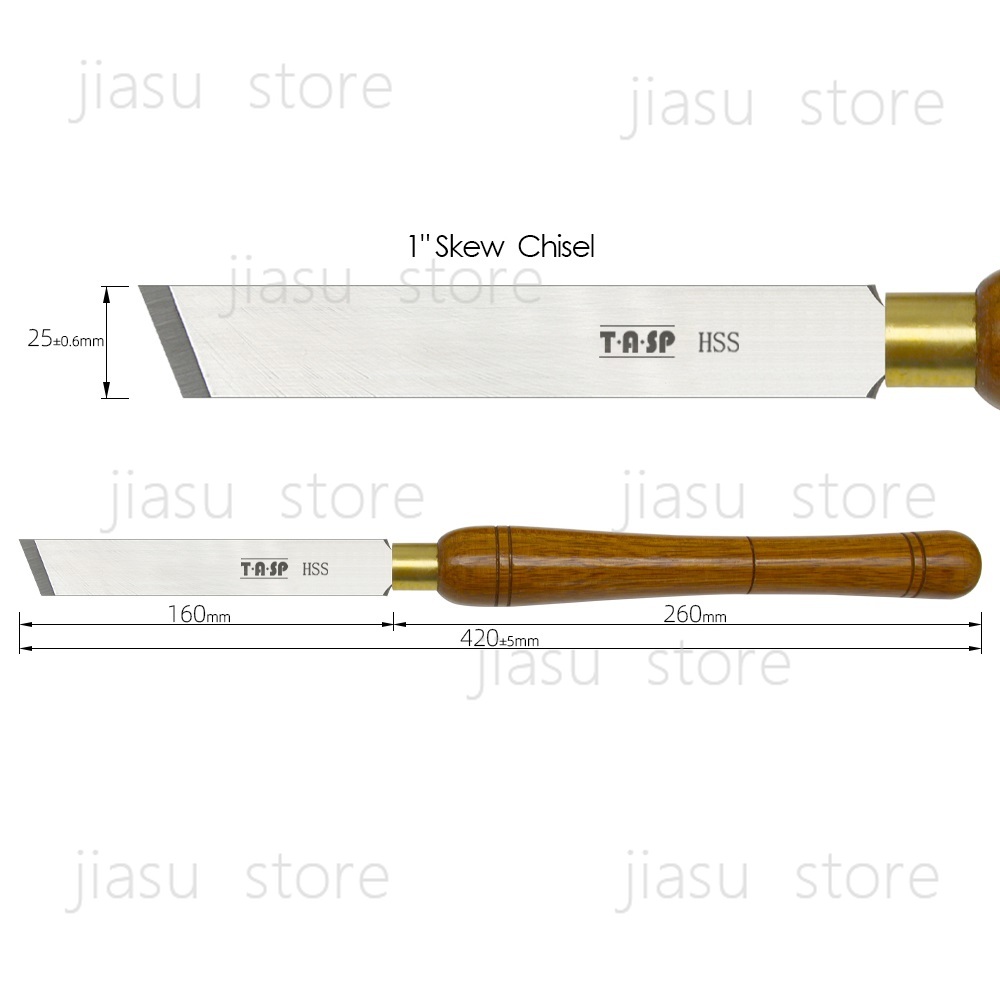 TASP HSS Wood Lathe Skew Chise - Skew Chisel Wood บทวิจารณ์และราคา