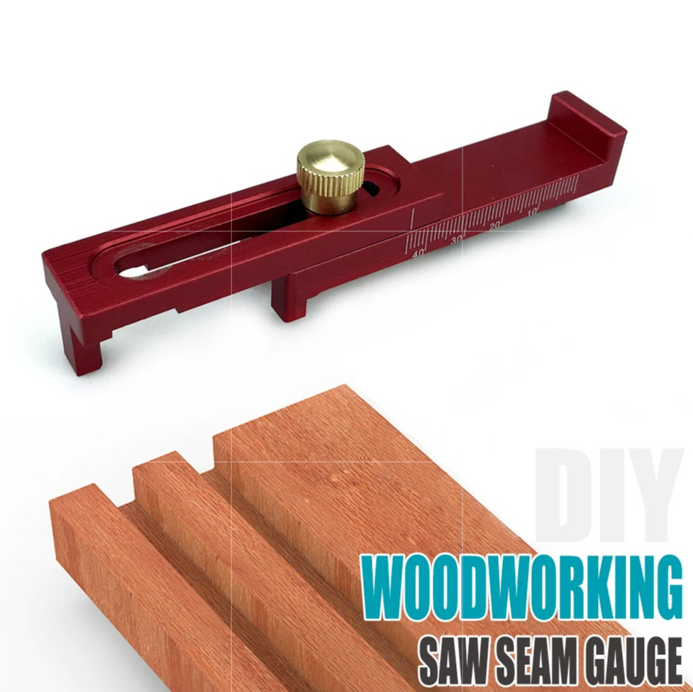 Aluminum Alloy Saw Kerf Gauge, - Woodworking Kerf บทวิจารณ์และราคา