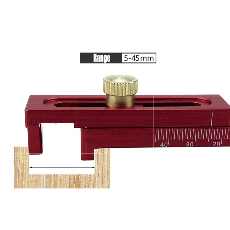 Aluminum Alloy Saw Kerf Gauge, - Woodworking Kerf บทวิจารณ์และราคา