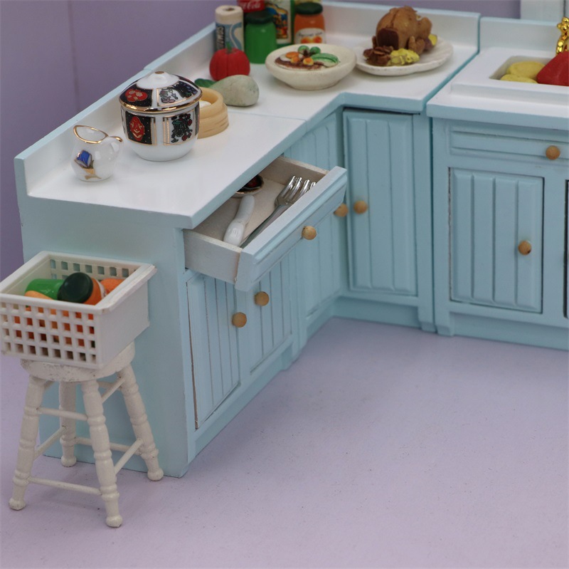 1:12 BJD DOLLHOUSE Mini Kitche - Woodworking Blueprint บทวิจารณ์และราคา