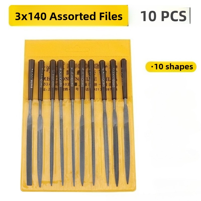 10pcs/set Metal Needle File Se - Woodworking Files And Rasps บทวิจารณ์และราคา