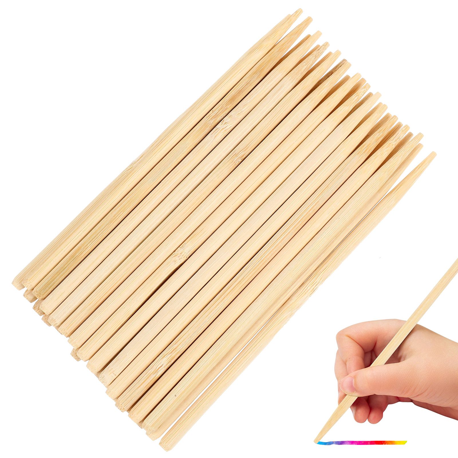 30pcs Scratch Bamboo Pens Wax  - Woodworking Crafts บทวิจารณ์และราคา