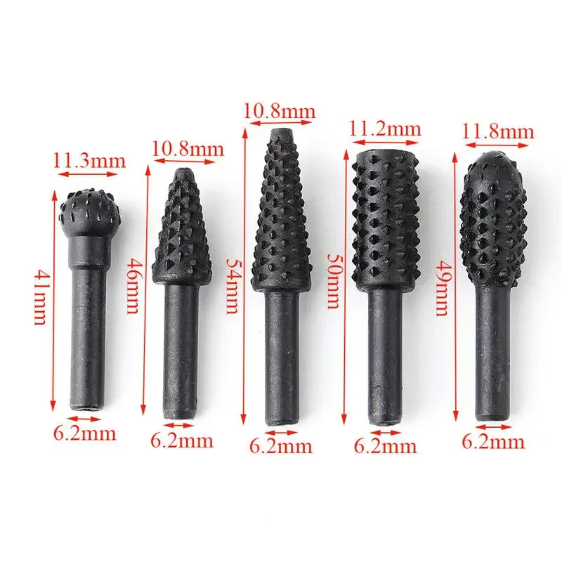 5PCS Rotary Craft Files Rotary - Woodworking Files And Rasps บทวิจารณ์และราคา