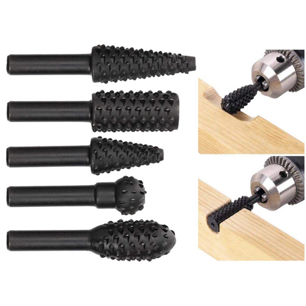 Krachtige 5Pcs Rotary Rasp HSS - Woodworking Files And Rasps บทวิจารณ์และราคา