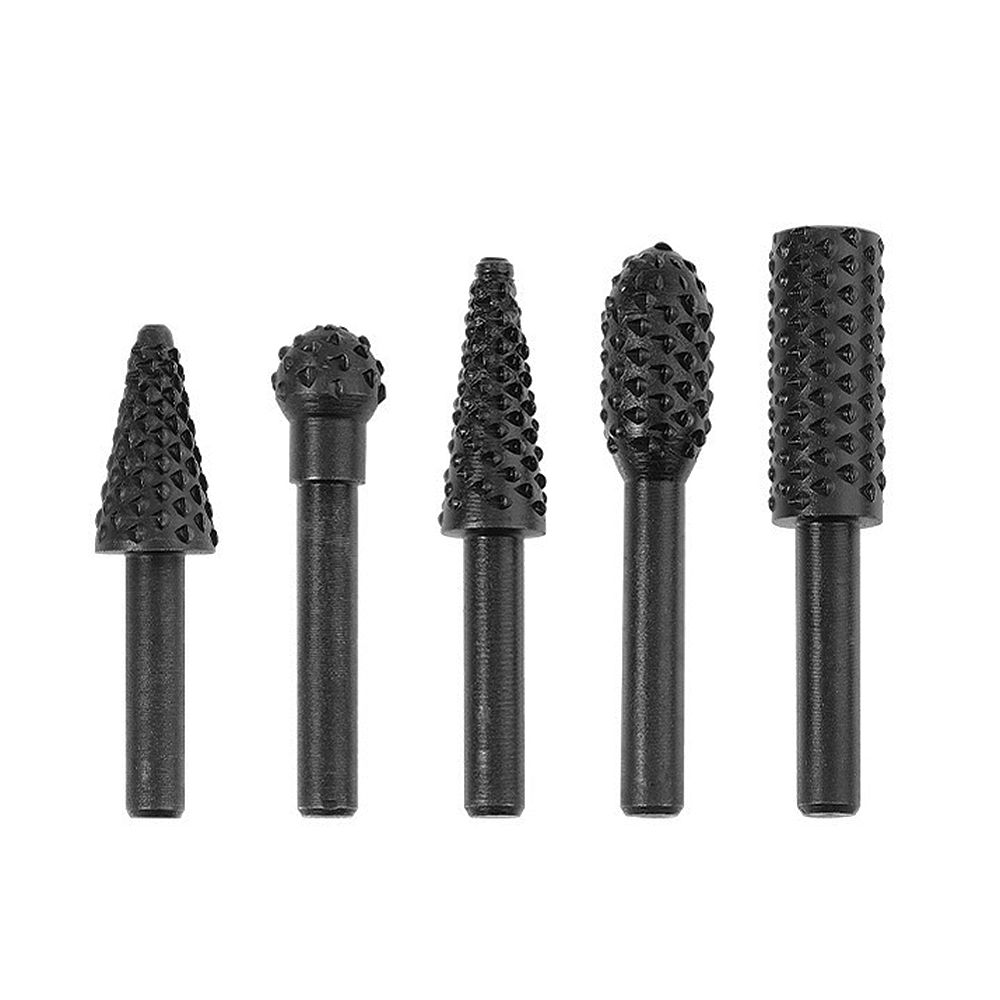 Krachtige 5Pcs Rotary Rasp HSS - Woodworking Files And Rasps บทวิจารณ์และราคา