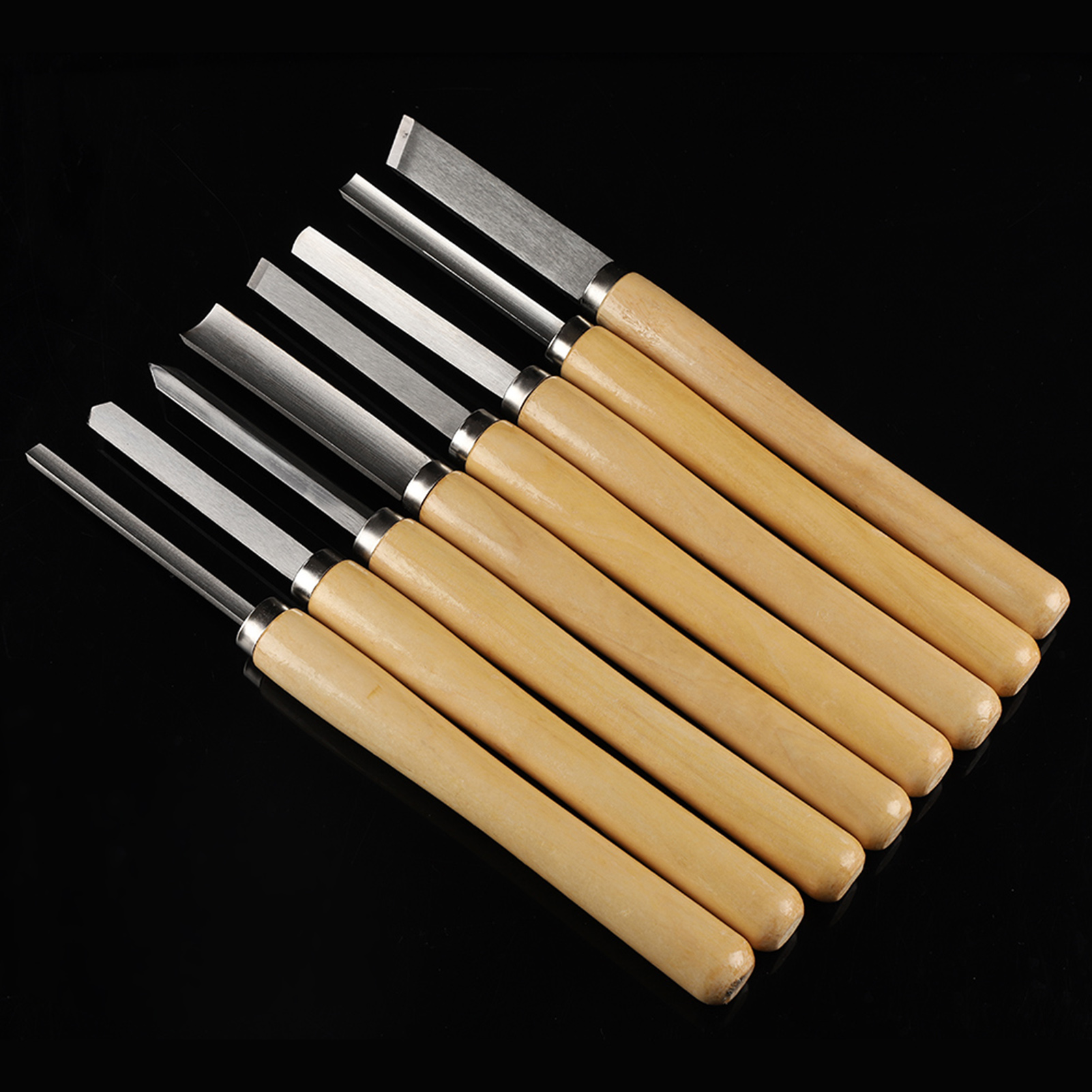 【Sale】8PCS/set Wood Lathe Chis - Skew Chisel Wood บทวิจารณ์และราคา