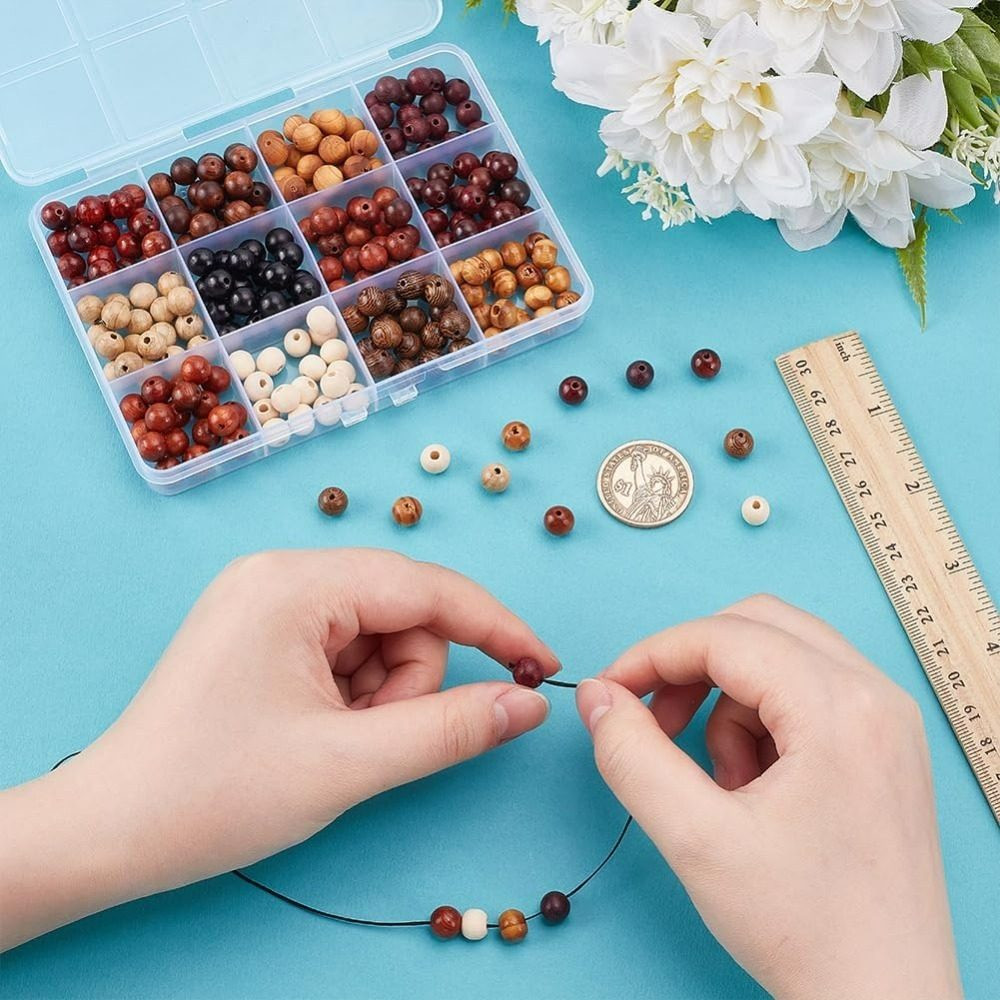 240Pcs 12 Colors Wood Round Be - Woodworking Crafts บทวิจารณ์และราคา