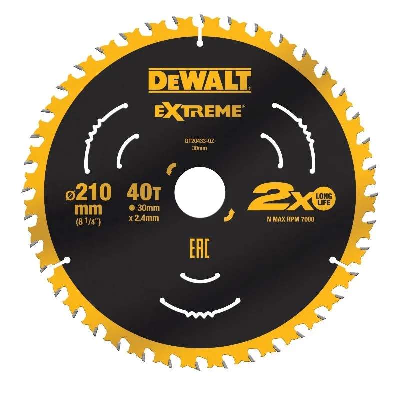 DEWALT DT20433 Extreme 210mm 4 - Woodworking Kerf บทวิจารณ์และราคา