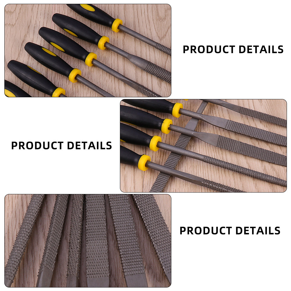 6Pcs Mini File Set 160x4mm Com - Woodworking Files And Rasps บทวิจารณ์และราคา