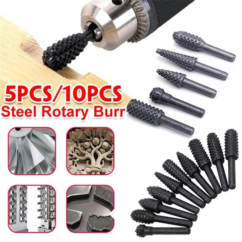 5PCS/10PCS 6mm Shank Rotary Bu - Woodworking Files And Rasps บทวิจารณ์และราคา