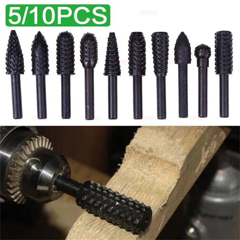 5PCS/10PCS 6mm Shank Rotary Bu - Woodworking Files And Rasps บทวิจารณ์และราคา