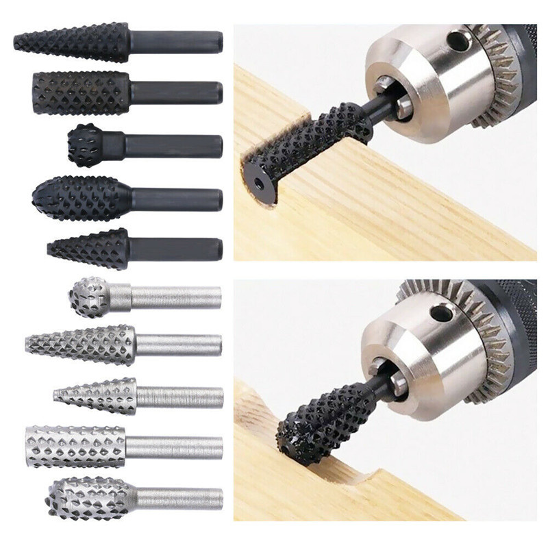 5PCS/10PCS 6mm Shank Rotary Bu - Woodworking Files And Rasps บทวิจารณ์และราคา