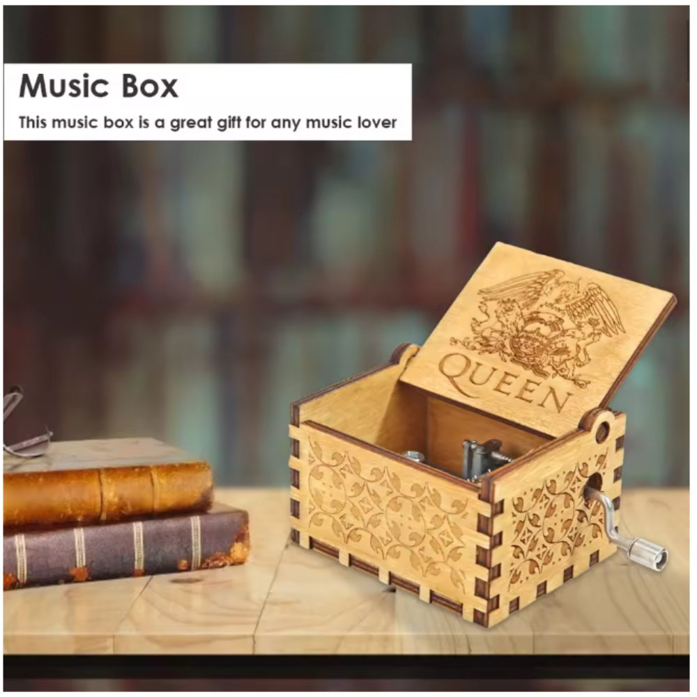 Music Boxes White Blue Black W - Woodworking Blueprint บทวิจารณ์และราคา