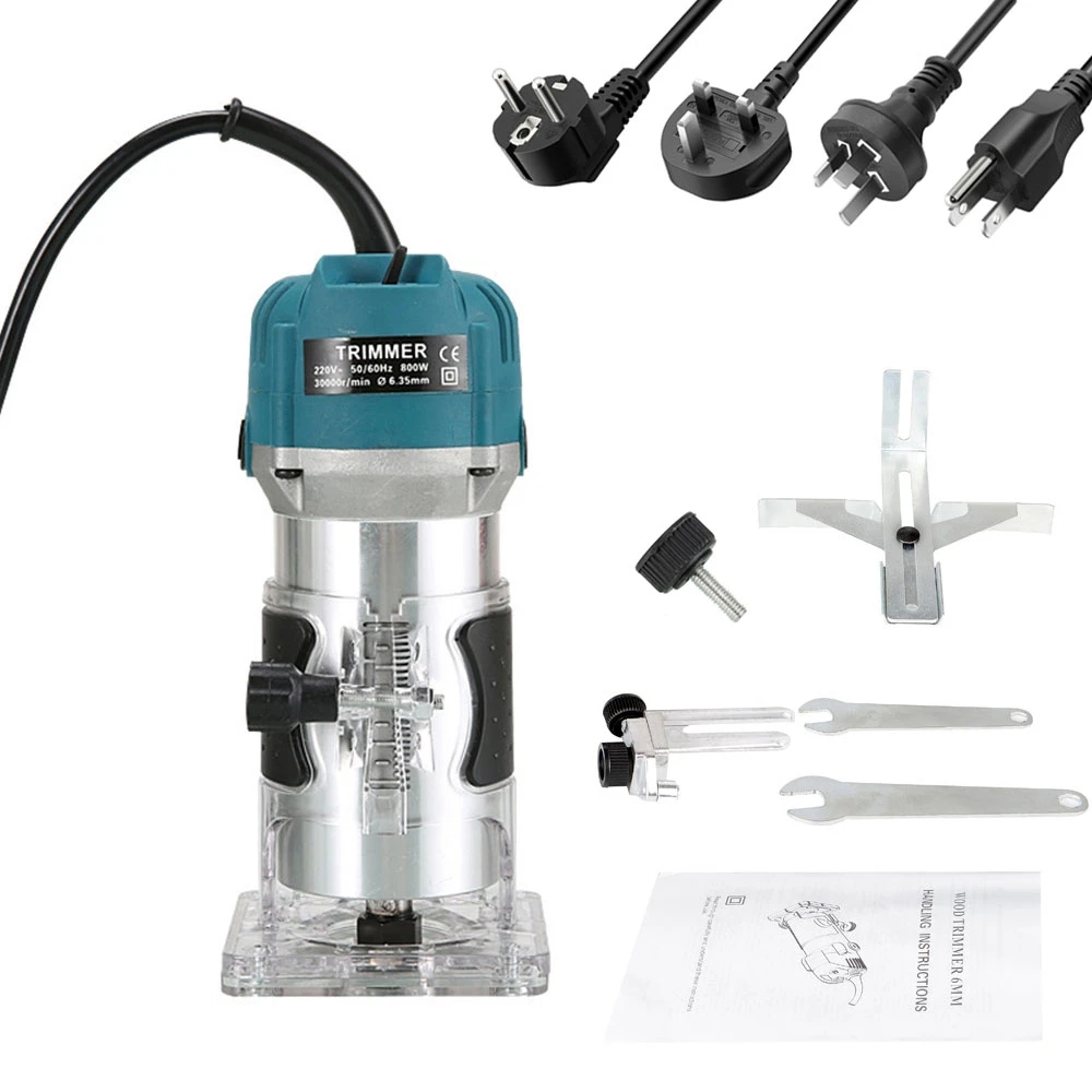 800W 30000RPM Wood Router Mach - Router Plane Hand บทวิจารณ์และราคา