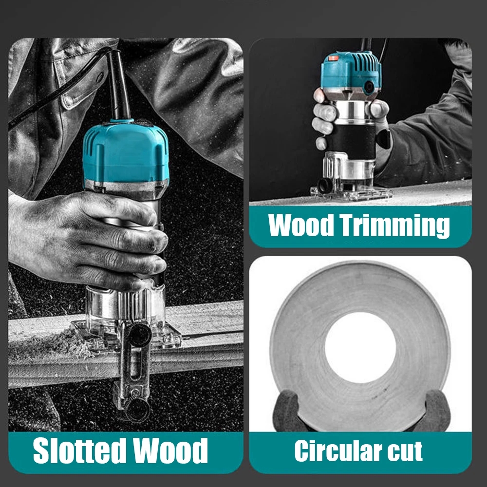 800W 30000RPM Wood Router Mach - Router Plane Hand บทวิจารณ์และราคา