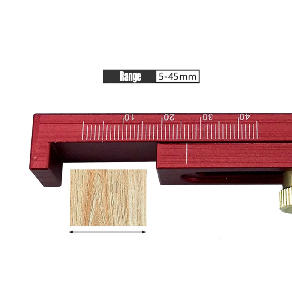 Aluminum Alloy Saw Kerf Gauge, - Woodworking Kerf บทวิจารณ์และราคา