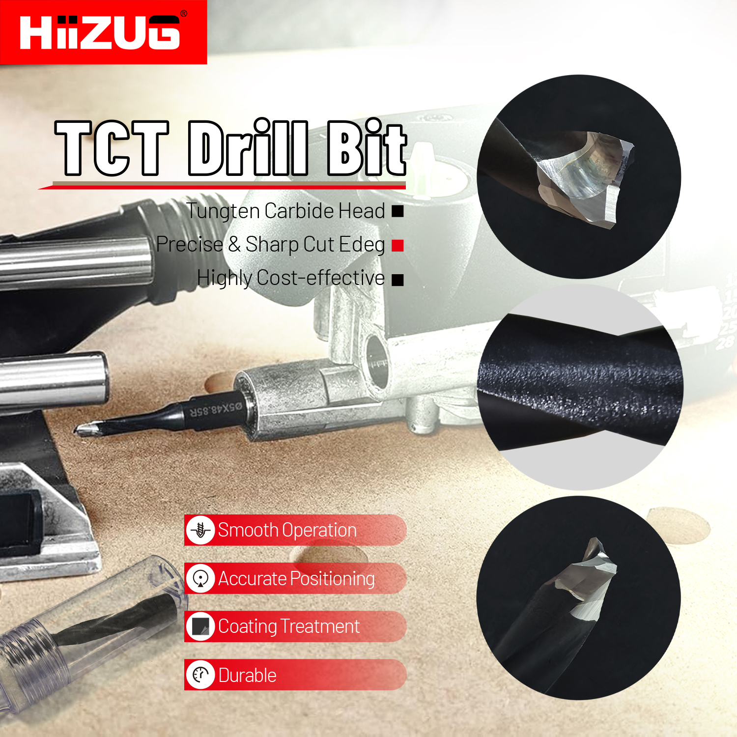14mm Shank Solid Carbide Drill - Woodworking Domino บทวิจารณ์และราคา