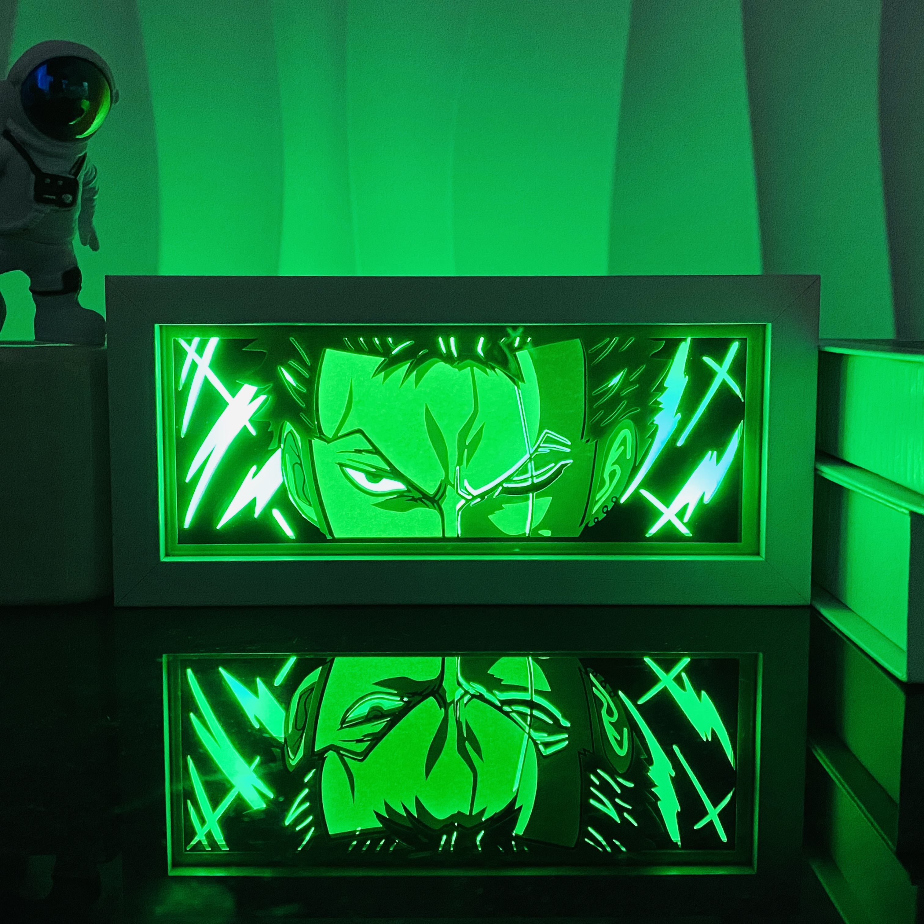 Anime Light Box Paper Cut Shad - Woodworking Box บทวิจารณ์และราคา