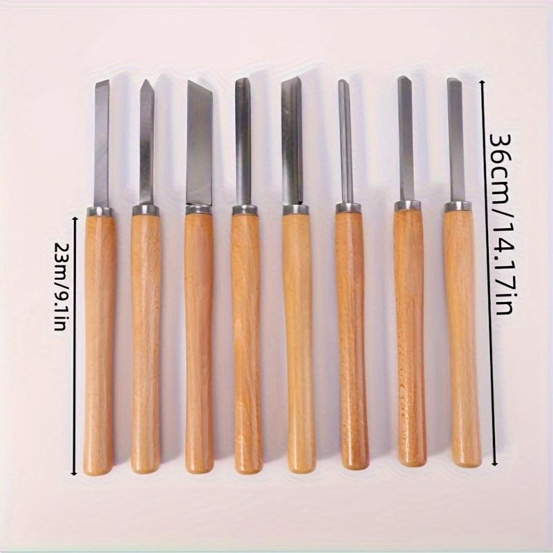 8Pcs Professional Wood Turning - Skew Chisel Wood บทวิจารณ์และราคา