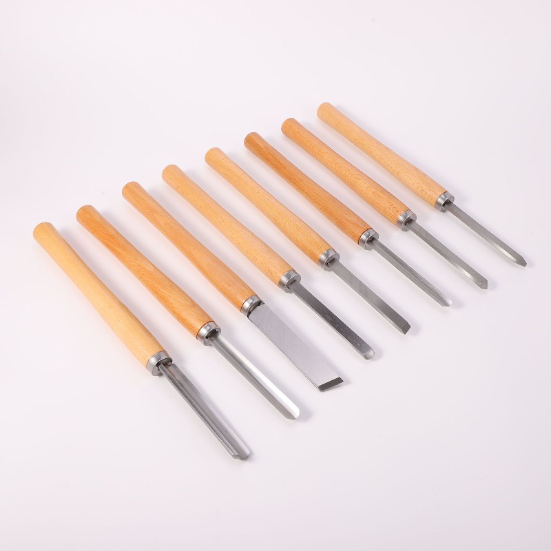8Pcs Professional Wood Turning - Skew Chisel Wood บทวิจารณ์และราคา