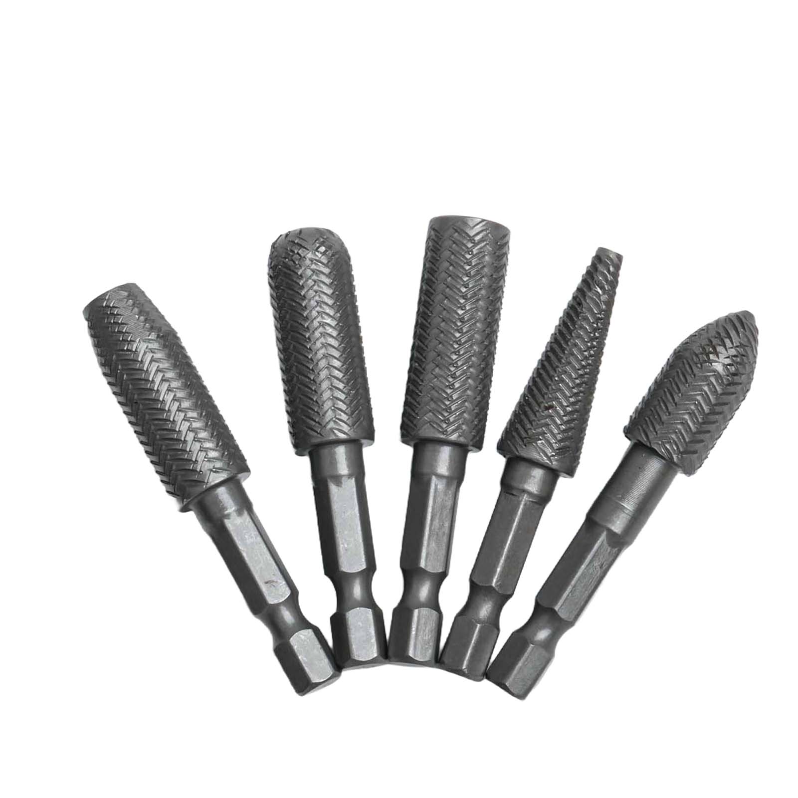 5Pcs Rotary Rasp 1/4inch Hex S - Woodworking Files And Rasps บทวิจารณ์และราคา