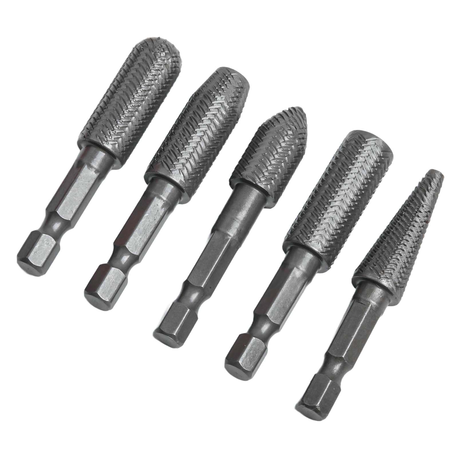 5Pcs Rotary Rasp 1/4inch Hex S - Woodworking Files And Rasps บทวิจารณ์และราคา