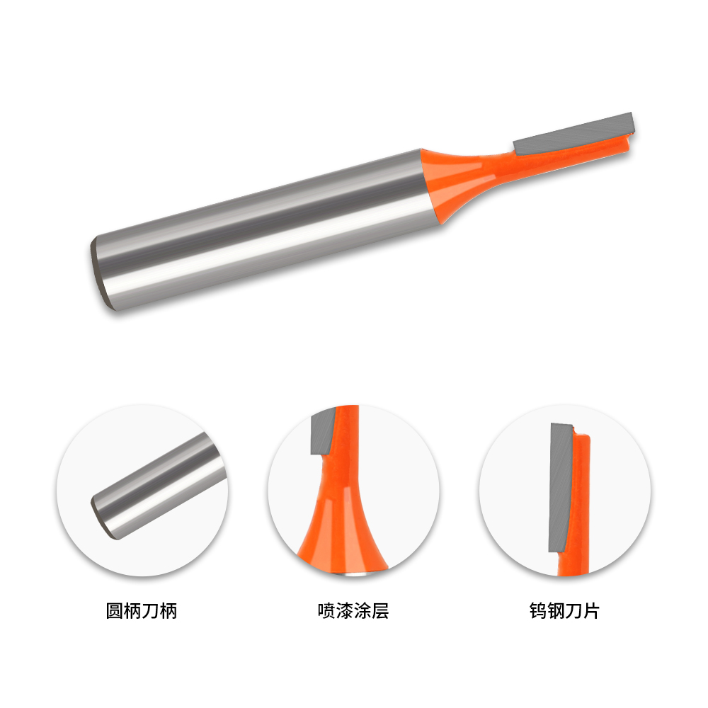 3pcs 8mm Shank Straight Router - Woodworking Nc บทวิจารณ์และราคา