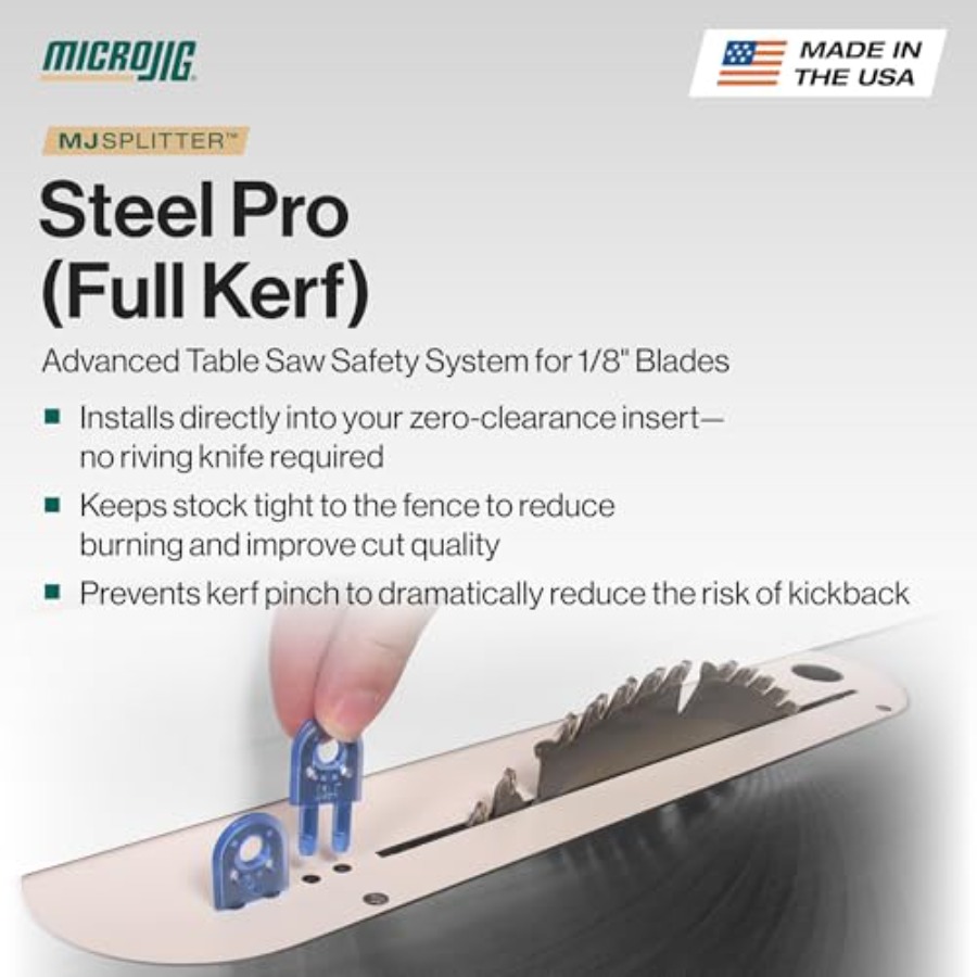GRR-RIPPER MJ SPLITTER Steel P - Woodworking Kickback บทวิจารณ์และราคา