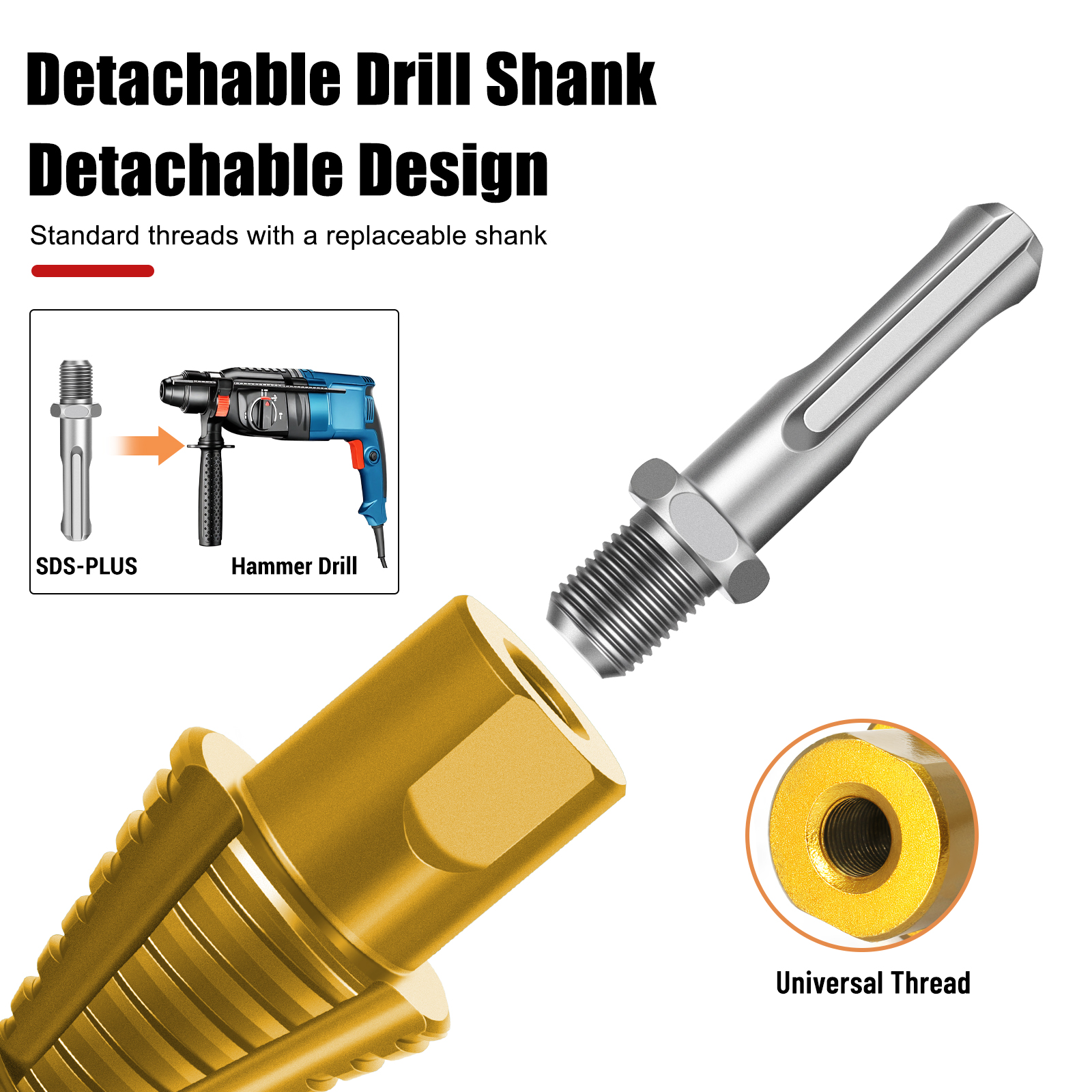 Firewood Splitting Drill Bit T - Woodworking Kerf บทวิจารณ์และราคา
