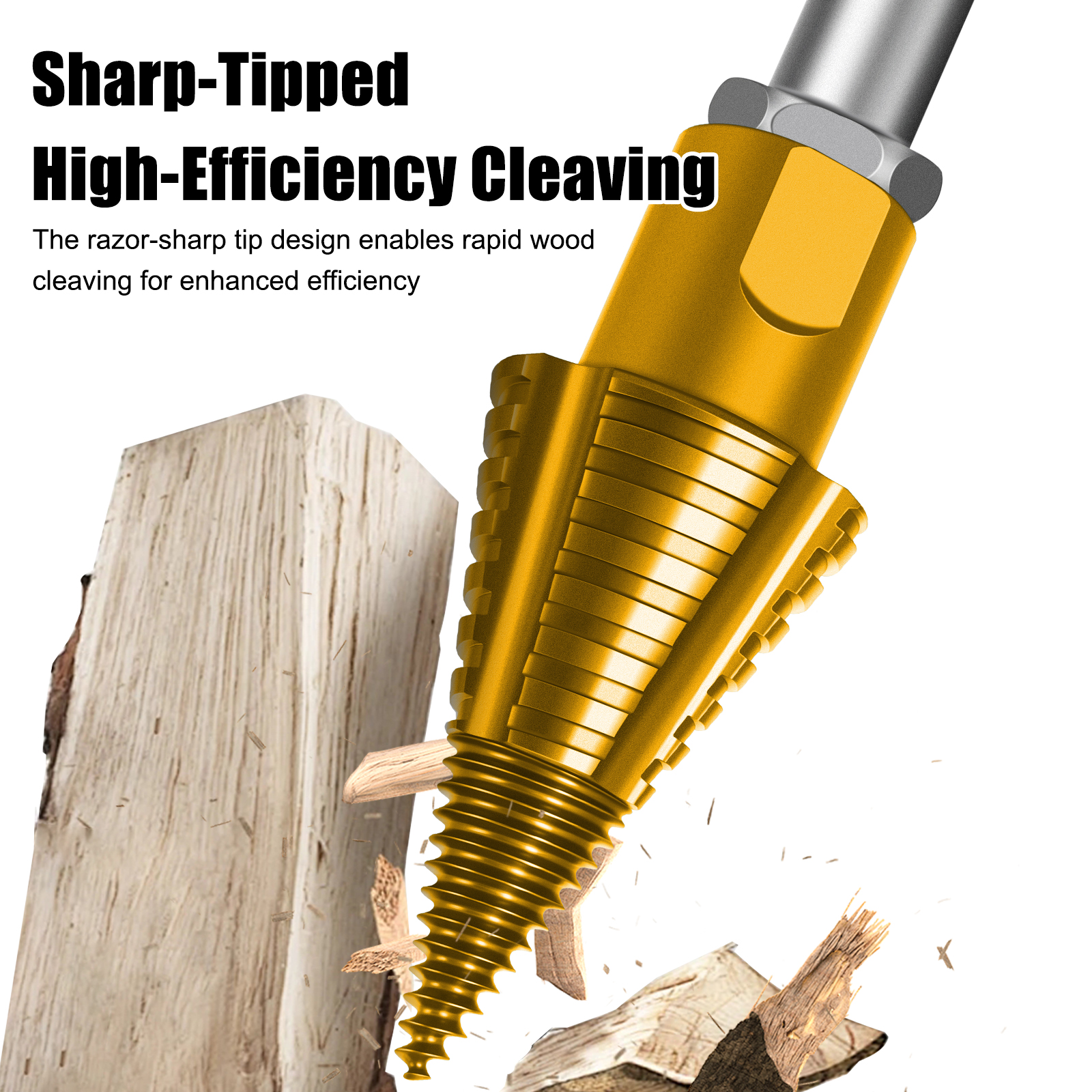 Firewood Splitting Drill Bit T - Woodworking Kerf บทวิจารณ์และราคา