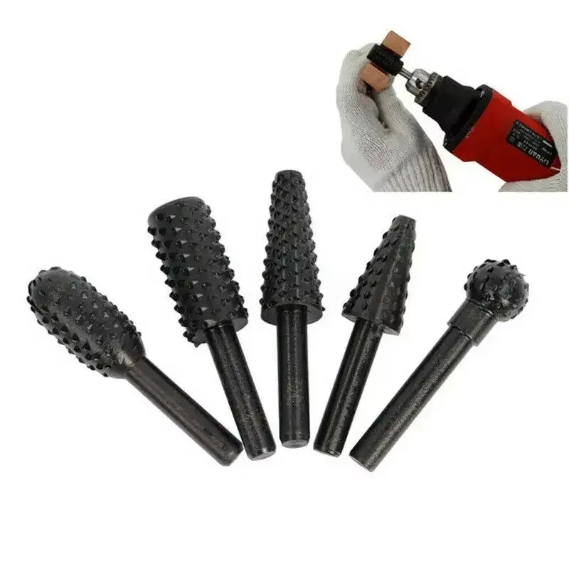 5pcs Rasp File Drill Bits Rasp - Woodworking Files And Rasps บทวิจารณ์และราคา