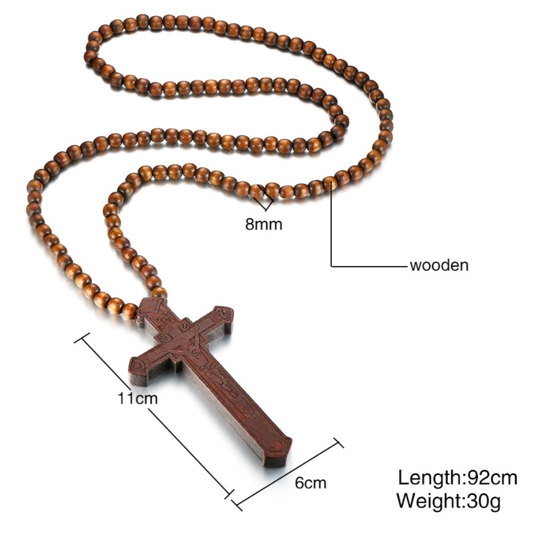 Rosary Necklace Large Wood Jes - Woodworking Nc บทวิจารณ์และราคา