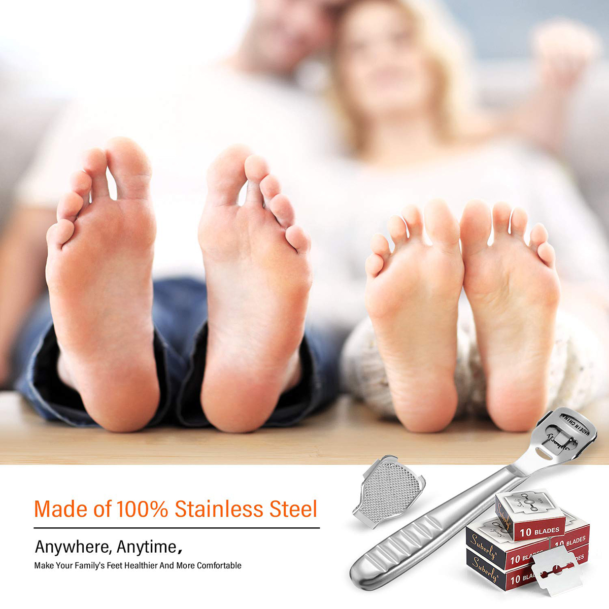 Stainless Steel Foot Scraper F - Router Plane Hand บทวิจารณ์และราคา