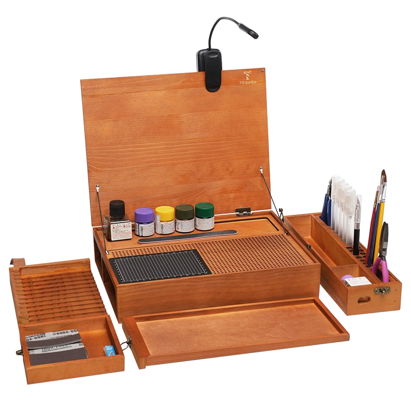 Hobby Work Table for Model Bui - Woodworking Box บทวิจารณ์และราคา