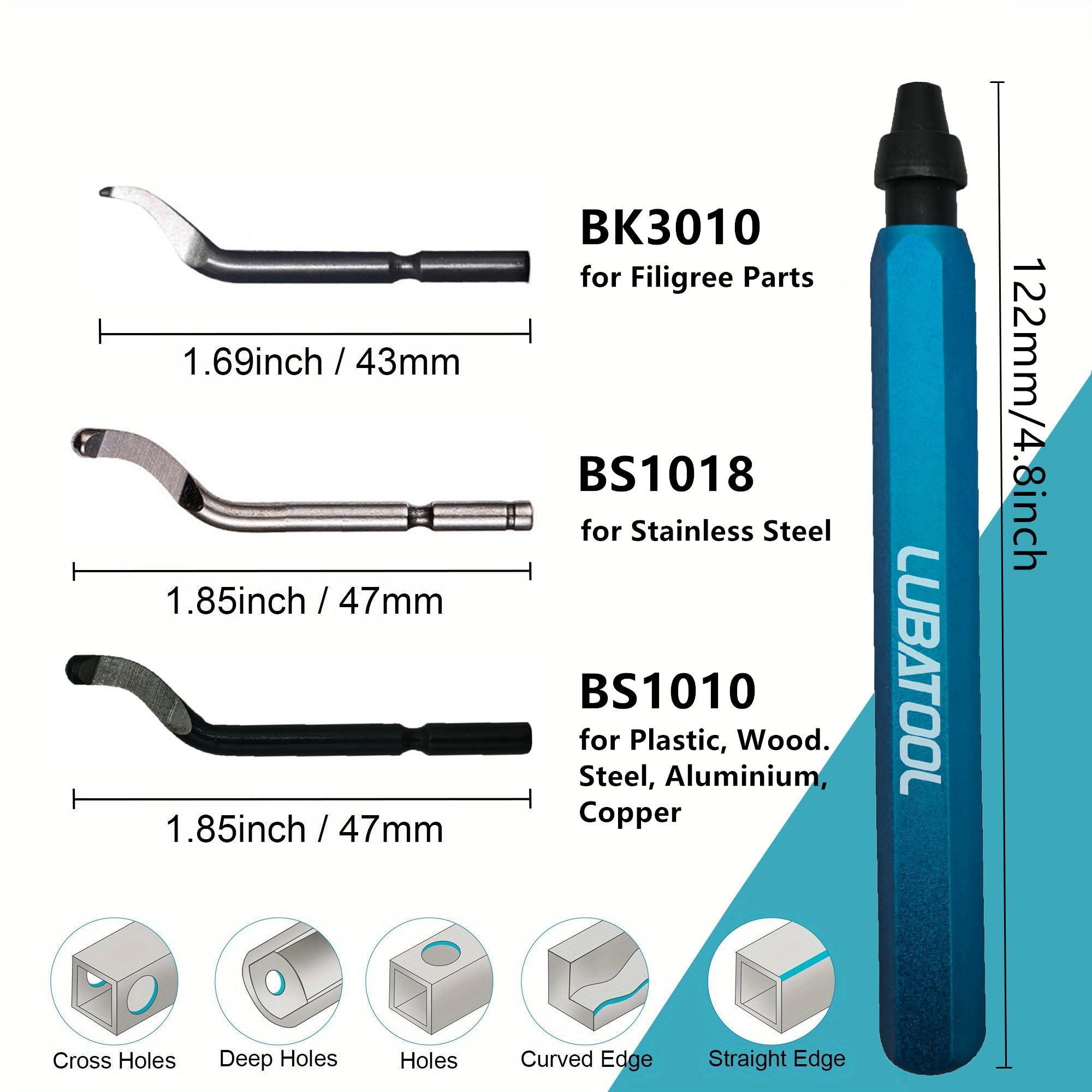 LUBATOOL Deburring Tool with 1 - Woodworking Nc บทวิจารณ์และราคา