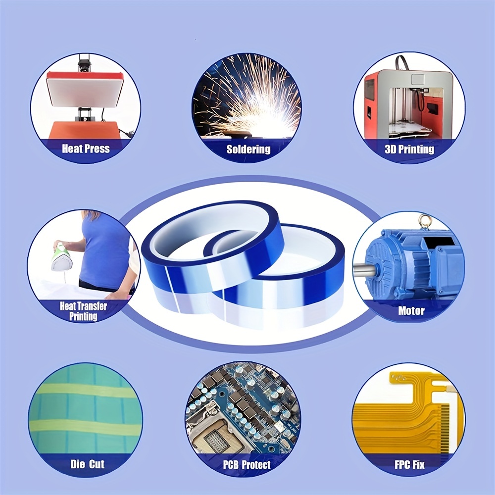 2 Roll Blue Heat Tape, High Te - Woodworking Blueprint บทวิจารณ์และราคา
