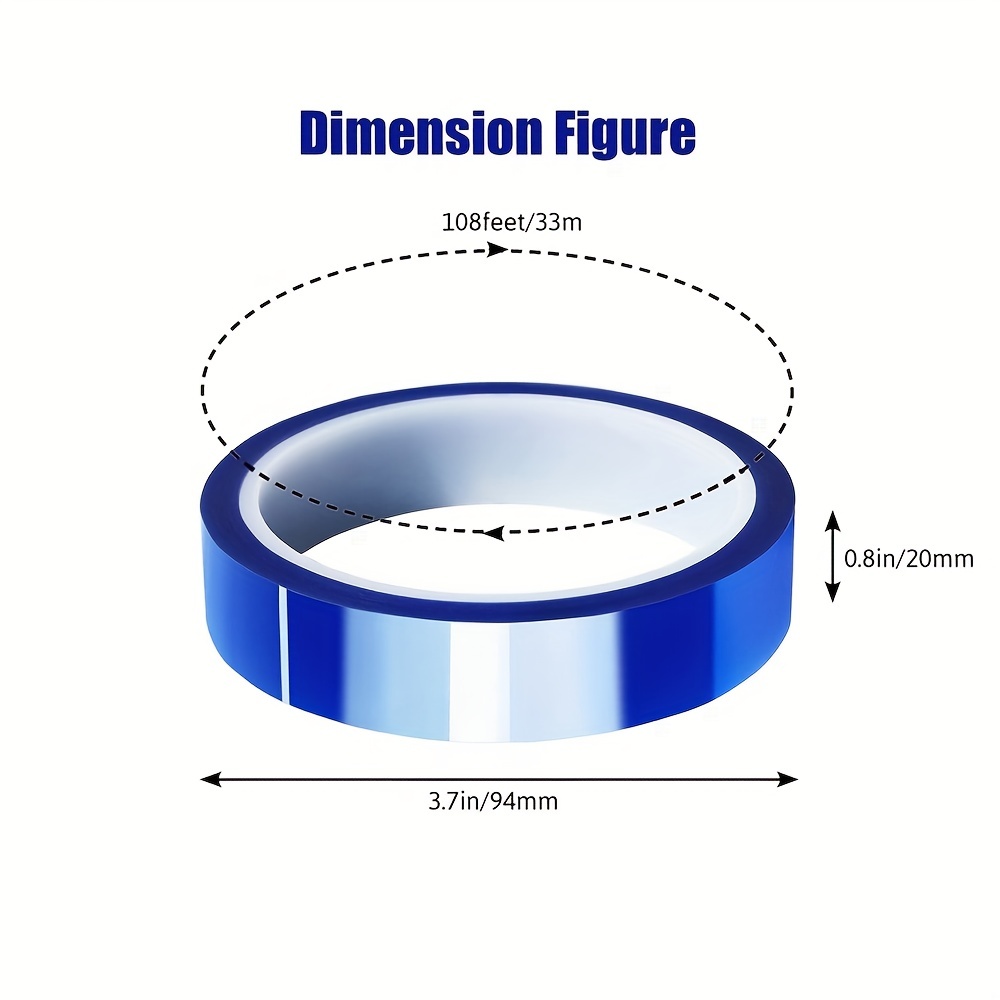 2 Roll Blue Heat Tape, High Te - Woodworking Blueprint บทวิจารณ์และราคา