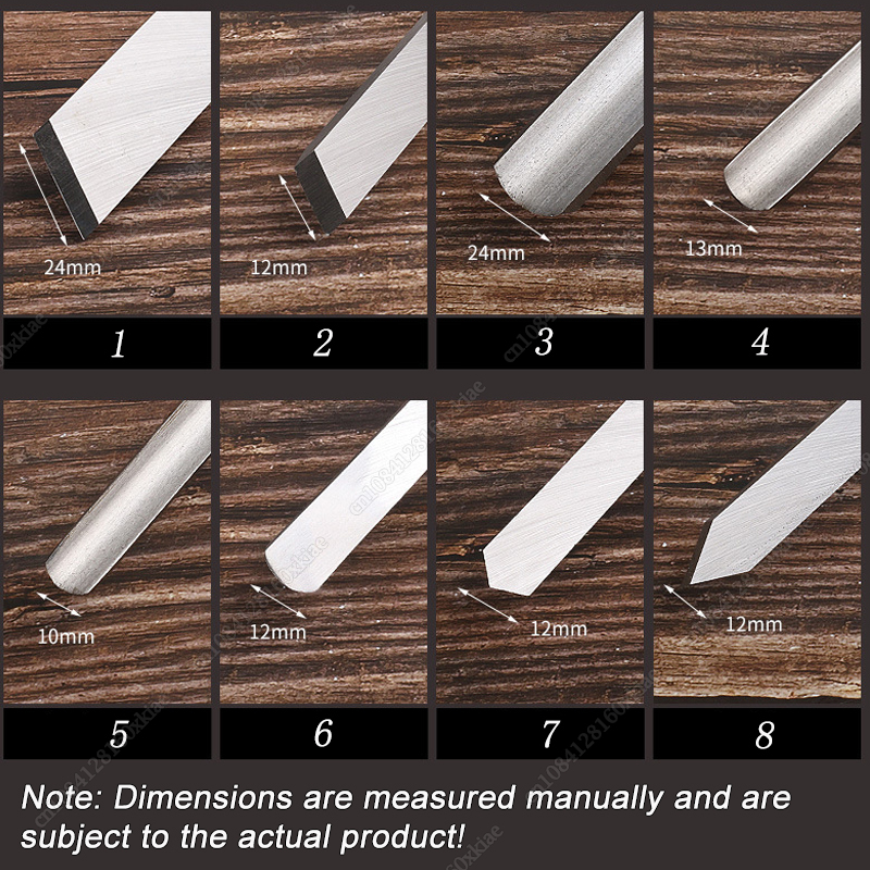 Wood Lathe Chisel Set Turning  - Skew Chisel Wood บทวิจารณ์และราคา