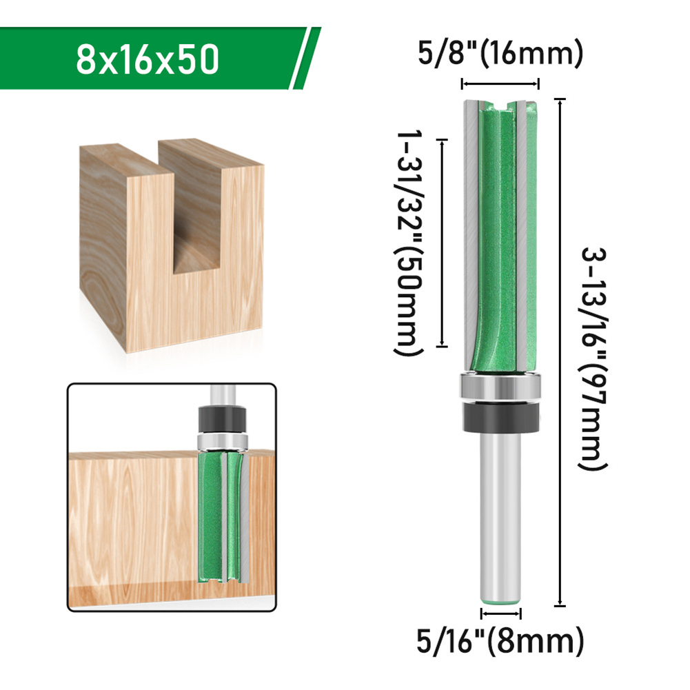 Woodworking Router Bit Set 2PC - Woodworking Kickback บทวิจารณ์และราคา
