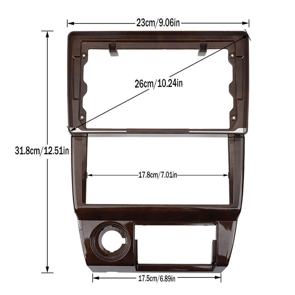 2 Din Car FRAME For 1997-2003  - Woodworking Crafts บทวิจารณ์และราคา